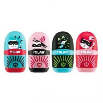 MILAN Capsule Super Heroes Gomas de borrar, Blanco, Pequeño, 16