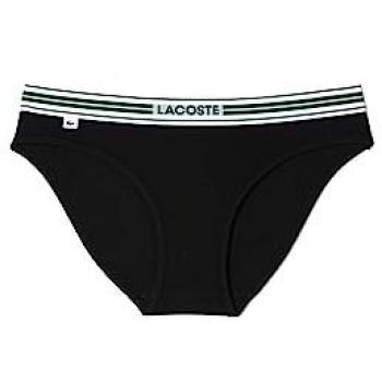 Braguita Heritage Lacoste para mujer negra, talla XL, modelo 8F1333