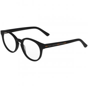 Pepe Jeans PJ3486 001 Armazones para Hombre Negros, Lentes Recetados, Gafas Graduadas, Montura de Gafas Hombre