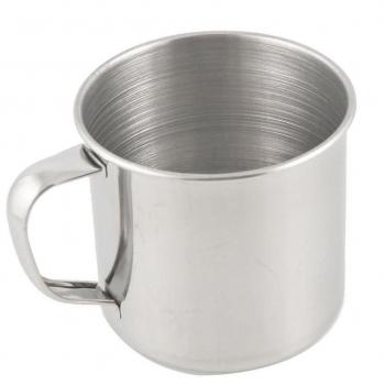 SODIAL(R) Taza de Acero Inoxidable para Te Cafe - Campamiento/Viaje-3.5