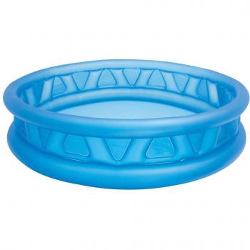 Piscina hinchable circular azul Intex (188x46cm) 666L para niños
