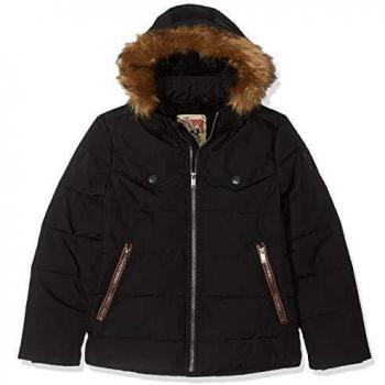 IKKS Junior Doudoune Capuche Naturelle Impermeable, Negro