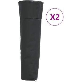 Cubierta para calentador de torre 2 uds tela Oxford 420D 86x47x241cm
