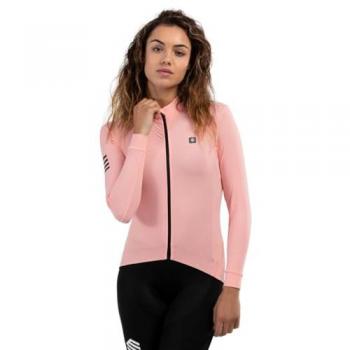 Maillot Térmico de Ciclismo para Mujer M4 Danseuse Siroko Rosa Melocotón