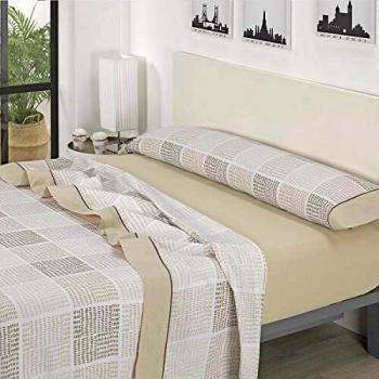 Mora - Juego sábanas J02. Cama 150 cm. Beig
