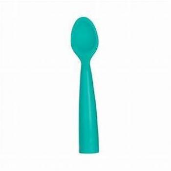 Minikoioi Aqua Green Silicone Spoon for 6+ Months