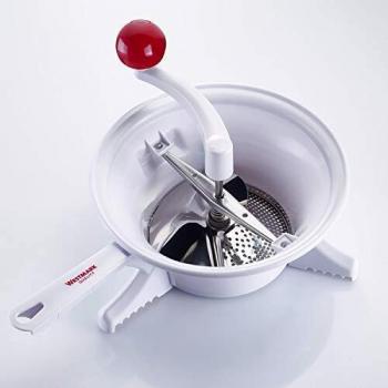 Westmark Pasapurés, ø 23 cm, Plástico de alta calidad/acero inoxidable, Blanco/rojo, 11962260