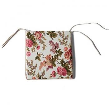 Cojín para Silla Multicolor de Silicona con Diseño de Flores 45x45x2.5cm