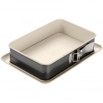Molde Desmontable Rectangular Dr. Oetker Back-Trend 28 x 18 cm con Base Antigoteo y Revestimiento Antiadherente