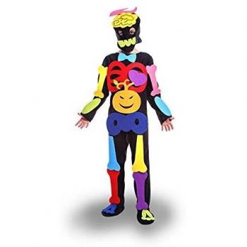 Disfraz de Esqueleto Puzzle Para Niño