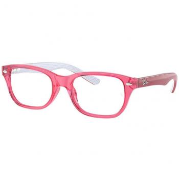 Ray-Ban Kids RY1555F Asian Fit 3978 Kids' Eyeglasses Pink Size 48 (Frame Only) - Blue Light Block Available
