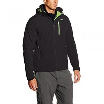 CMP - F.LLI CAMPAGNOLO chaqueta softshell, nero-Frog, {58}, 3A01787N