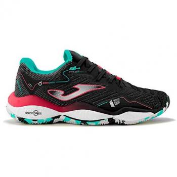Zapatillas Joma Smash 23 Clay Hombre Negro Turquesa, Tipo: Zapatillas de tierra batida, Características: Diseño en negro y turquesa, Talla 40 EU