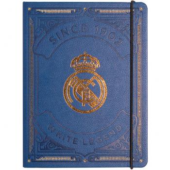 Cuaderno de alta calidad Grupo Erik con tapa forrada premium del Real Madrid