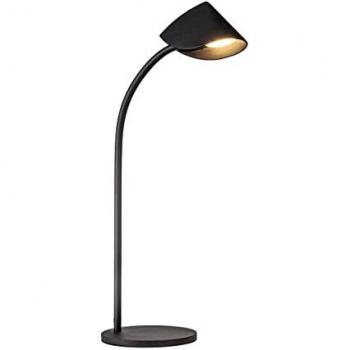 Lámpara de Mesa LED Capuccina Negra 56 cm, 8.5W, 3000K, 610 lm, Garantía de 3 Años