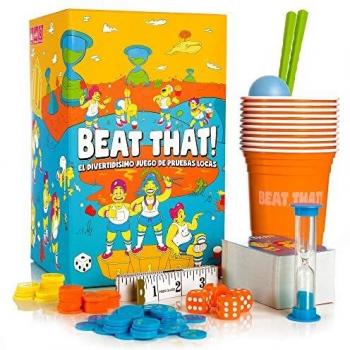 Beat That! - El divertidísimo Juego de Pruebas locas [Juego de Mesa para niños y Adultos - Español] por Gutter Games