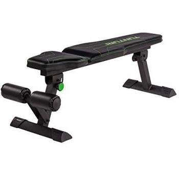 Tunturi FB80 Flat Bench Banco Plano, Negro, 1