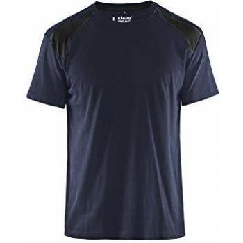 Blaklader Two-Tone XXXL T-Shirt in Dark Blue/Black