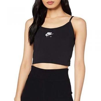 NIKE W NSW Air Tank Camiseta sin Mangas, Mujer, Black, M