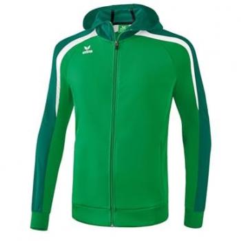 Erima Liga 2.0 Training Jacket with Hood Smaragd / Evergreen / White M male
