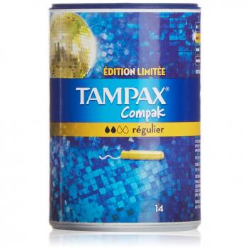 Tampax Compak Regular Tampons 14 Count