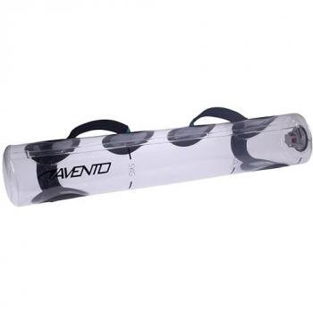 Bolsa de agua Avento 14 kg con características de ser un tubo rellenable para entrenamiento, color gris y peso de 14 kg