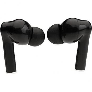 Denver TWE-37 True - Auriculares inalámbricos con Bluetooth y Funda de Carga, Color Negro