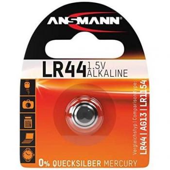 Batería Alcalina Ansmann LR44 de Uso Único
