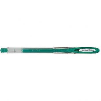 Bolígrafo de Tinta Gel Uni-ball Signo Angelic Color Verde Pastel - Punta 0.7mm, Resistente al Agua y Luz (12 Uds)