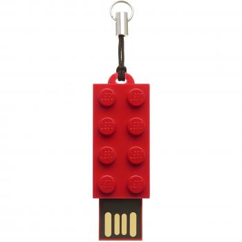 PNY P-FDI32GLEGO-GE - Memoria USB 2.0 de 32 GB, color rojo