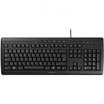 Teclado CHERRY Stream 3.0 USB Con Cable Negro QWERTY