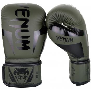 Venum Elite Green/Black Boxing Gloves 10oz