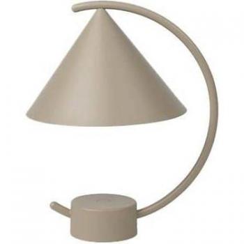 Lámpara de Mesa LED Recargable Meridian, Beige, Dimmable y Portátil