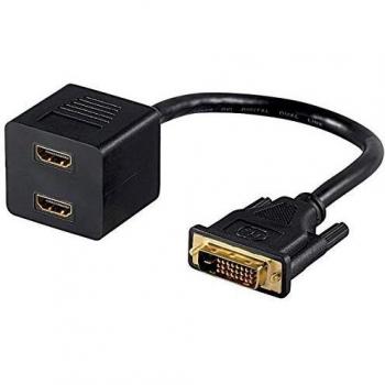 Cable DVI-D Dual Link 10m - Conector macho a macho, compatible con monitores y proyectores