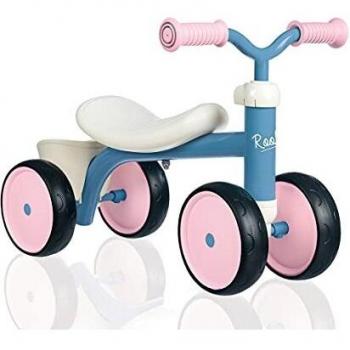 Smoby- Rookie Rosa Correpasillos 4 ruedas, Color