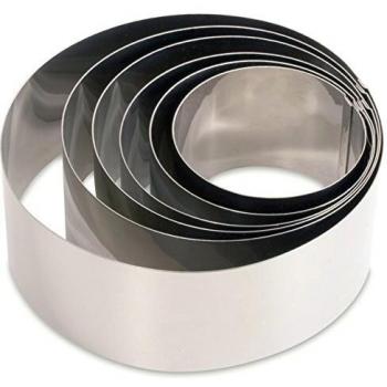 Supreminox Set de 6 Aros Redondos, Centimeters