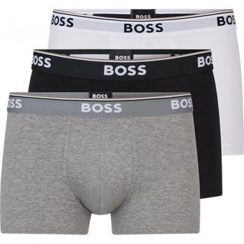 Pack de 3 boxers para hombre BOSS en colores negro, gris y blanco