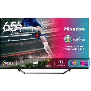 Hisense ULED 2020 65U7QF - Smart TV 65 Resolución 4K, Quantum Dot, FALD, Dolby Vision, Dolby Atmos, Vidaa U 4.0 con IA, Alexa Built-in, Gris
