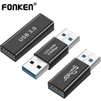 Adaptador FONKEN USB 3.0 Micro USB Tipo-C OTG Macho a Hembra/Hombre a Hombre/Mujer a Hombre Converter