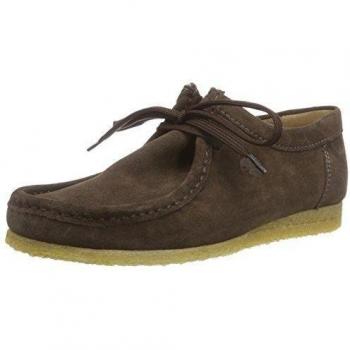 Sioux Grashopper-D-141 - mocasines de cuero mujer, color gris, talla 42