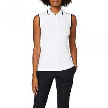CMP Polo para Mujer 39d8386, Mujer, Camiseta, 39D8386, Blanco, 42