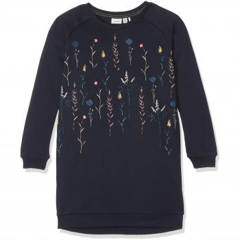 NAME IT Nitida Bru Light Swe Tunic Nmt, Sudadera para Niñas, Azul