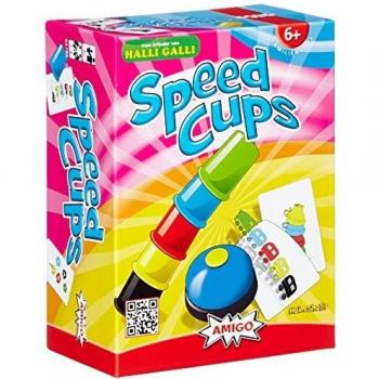 Tazas Rápidas - Juego de Destreza Multicolor para 2 a 4 Jugadores a Partir de 6 Años