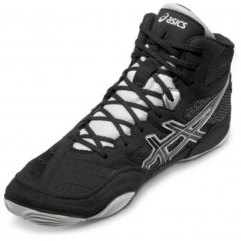 Asics Snapdown Zapatillas de boxeo y lucha, Unisex, Snapdown, negro / plata, 40