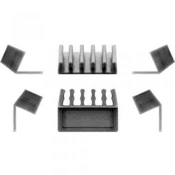 Soporte de cables Goobay 5 ranuras, blanco, set de 2 piezas