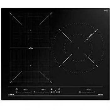 Teka |Placa de inducción Flex de 60cm con funciones directas | 5 x 60 x 51 | Negro