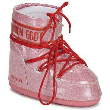 Moon Boot MB ICON LOW GLITTER women's Snow boots in Pink, Low Glitter Boots, Pink female, Sizes: 3 UK, Winter Boots, female, Pink, Size: 6 US Low Glitter Boots, Icon Low Glitter Snow Boots Pink UK