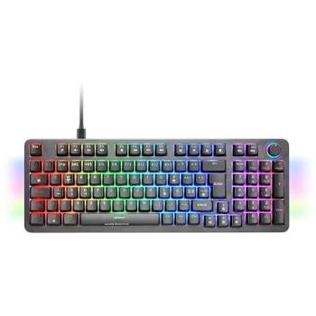 Teclado Mecánico Gaming Mars Gaming MKPRO, Completo con RGB Chroma, Switches Hot-Swap, Antighosting, Rueda de Control, Software Avanzado, Multiplataforma y Switch Silent en Español