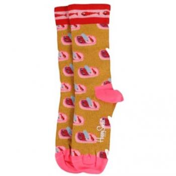Calcetines Happy Socks Sardinas en Lata Talla 41-46 Estampado Único Suave Alta Calidad