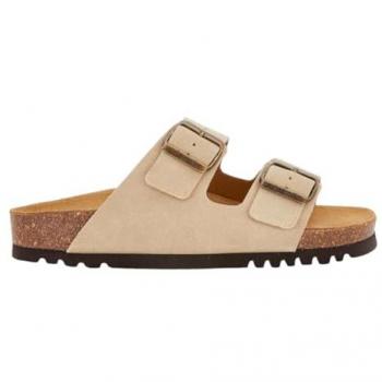 Scholl Josephine Women's Mules Sandals - Dark Beige